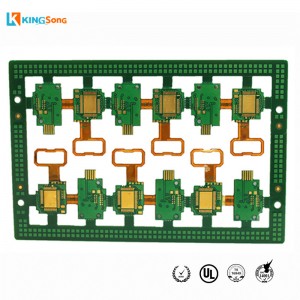 Rapid Delivery for Pcb Routing - 4 Layer FPC + FR4 Combined Rigid Flexible PCB Manufacturer – KingSong
