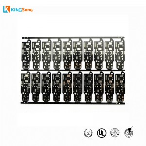 Cheapest Price  Customized Aluminum Pcb Board - Advanced FR4 Material Black Soldermask PCB Boards Manufacturer – KingSong