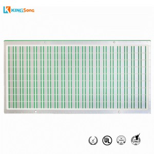 Fixed Competitive Price Amplifier Pcb - Al2O3 Alumina Material Ceramic PCB Fabrication For LED White Light – KingSong