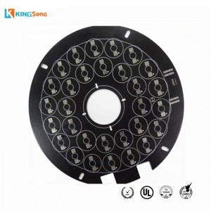 Factory wholesale Ict 3k7 3r6940 - Black Soldermask Aluminum Based PCB Board Manufacturing – KingSong
