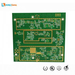 Chinese Professional Ul-94v0 Multilayer Hasl Pcb - Custom 6 Layers Rogers + FR4 Mix Stack Up PCB Circuit Board Manufacturing – KingSong