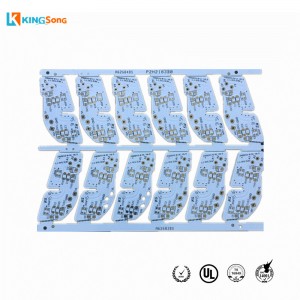 Factory Price Flexible Pcb - LED PCB For Car Lights With White Solder Mask – KingSong