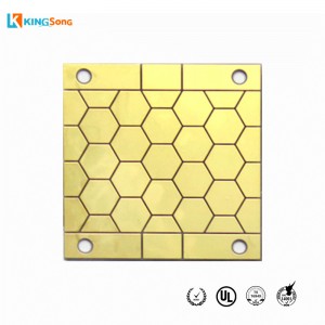Chinese Professional Led Tv Pcb Board - LED Violet 0.635mm Aluminum Nitride Material Ceramic PCB – KingSong